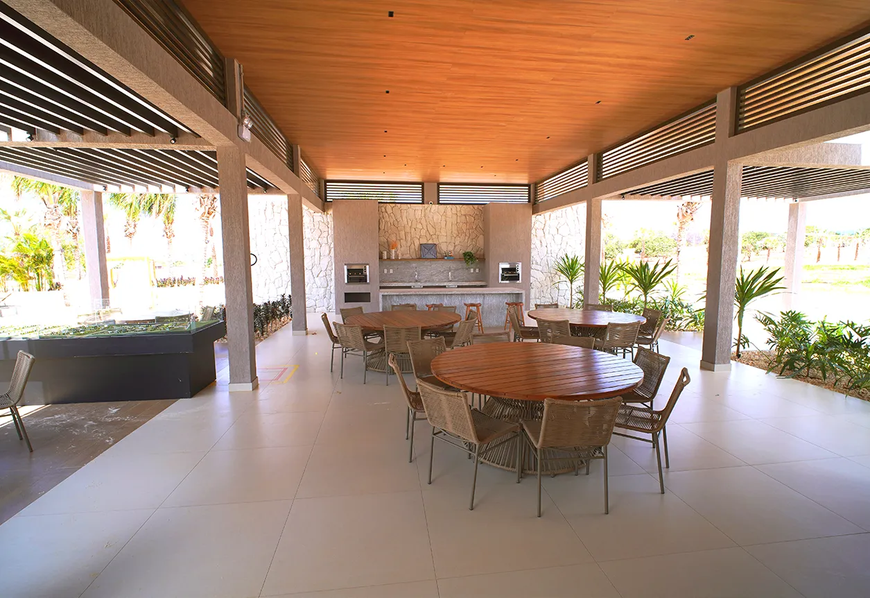 Deck com Churrasqueira